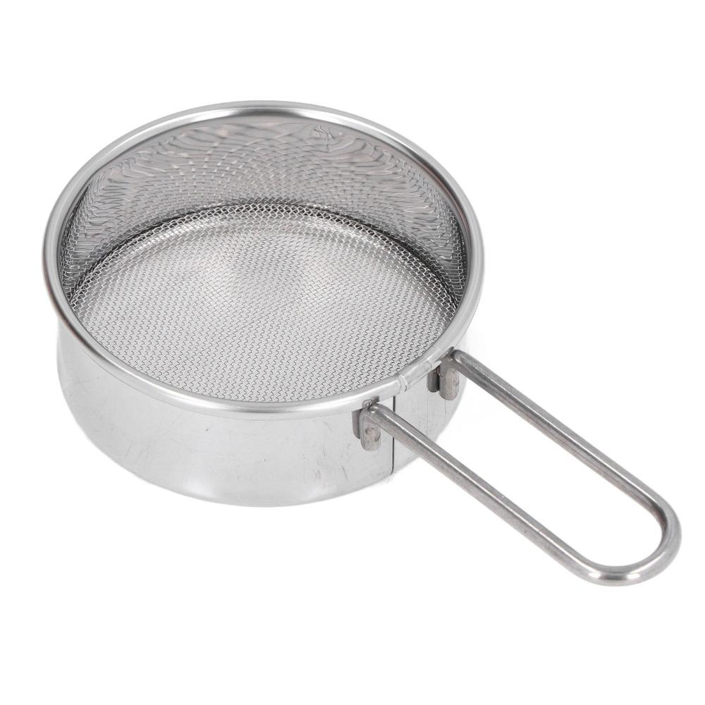 Fine Mesh Round Flour Sieve 40 Mesh Mini Flour Sifter Small Flour Strainer Home Bakeries
