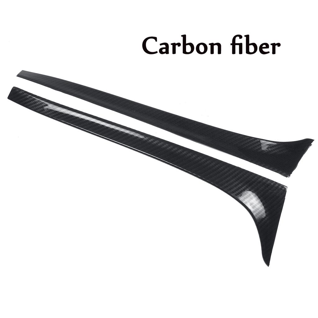 Carbon Fiber Black Rear Window Side Spoiler Wing For VW GOLF 7 MK7 GTD R 2014-2018 Car-styling Auto