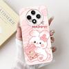 For OPPO Reno 12F 5G Case CPH2637 Lovely Panda Rabbit Liquid Silicone Durable Back Cover For OPPO Reno12F Reno12 FS F27 5G Coque