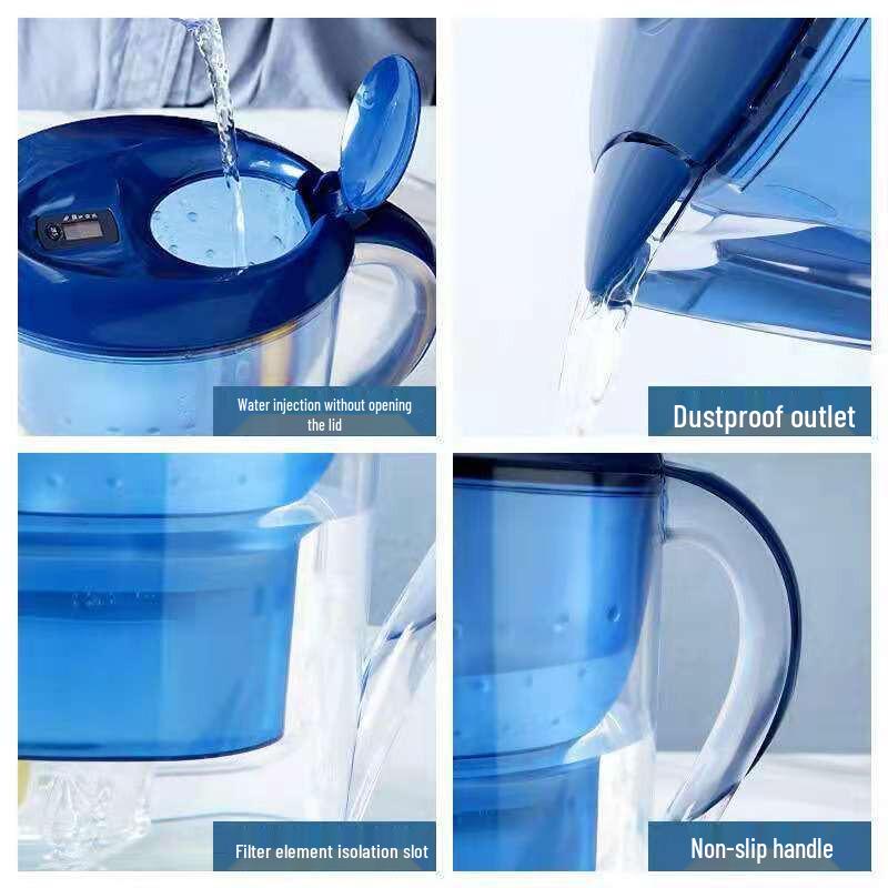 3,5L Haushaltsküchen-Wasserfilter-Kessel mit 1 RITA Entchlorungs- und Entkalkungsfilterkartusche