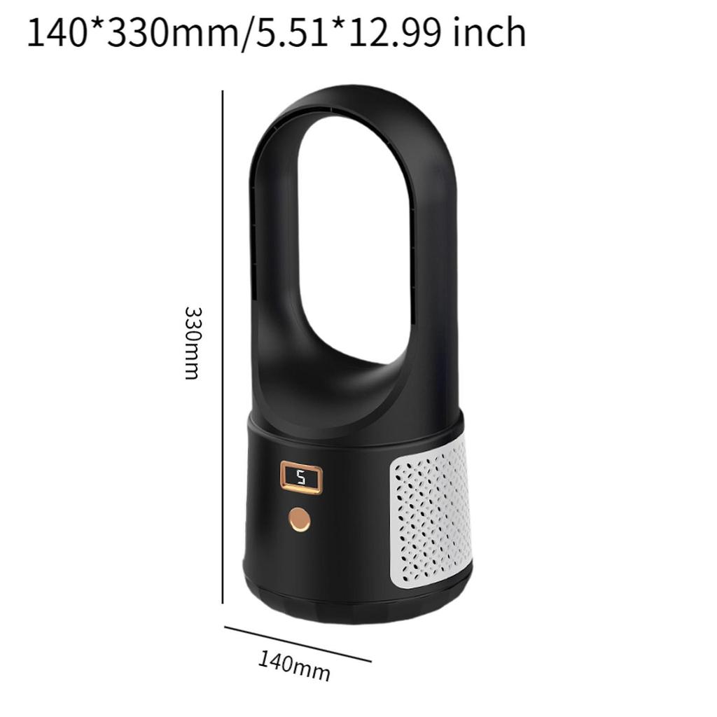 Desk Fan Adjustable Speeds Portable Bladeless Fan for Indoor Summer Office