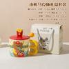 High-Value Wind Ceramic Cup With Lid Household Cute Couple Water Cup Gift Box Creative Souvenir
