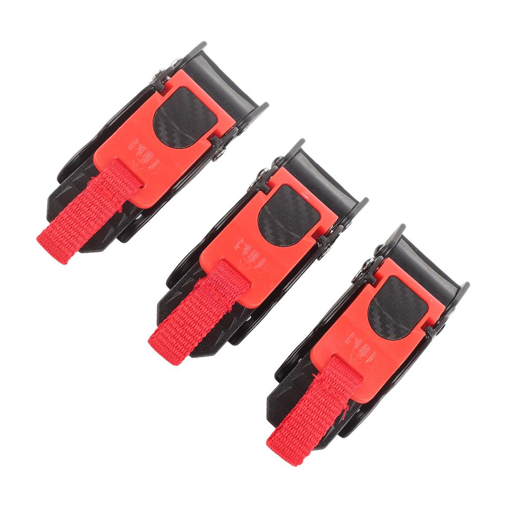 3X Motorcycle Helmet Speed Clip Quick Release Chin Strap Button Pull Buckle Bike