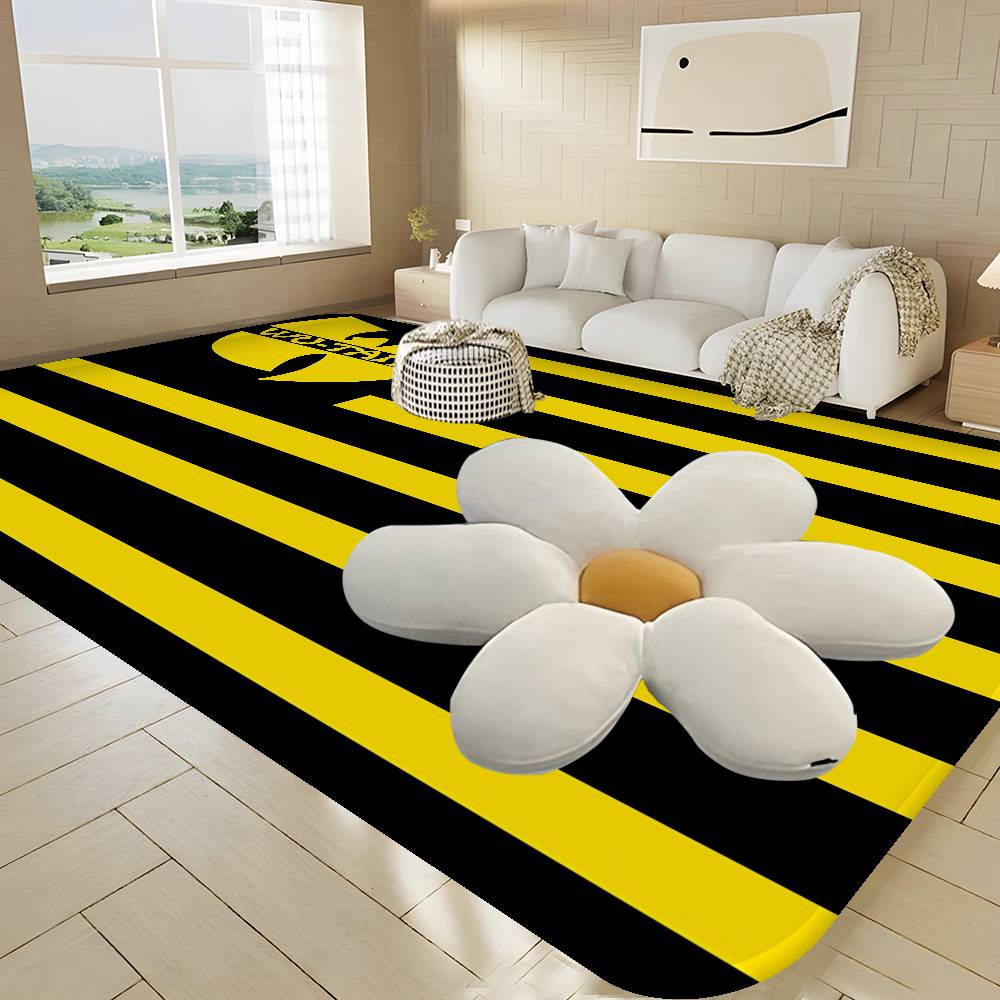 WU-T-TANG CLAN Tappetino da Pavimento Retrò Scelta Multipla Tappeto per Soggiorno Cucina Antiscivolo Decorazione Moderna per la Casa