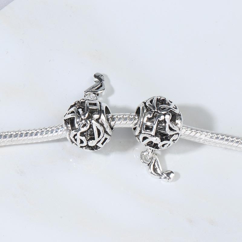 Europejski kolor srebrny ażurowe serce pszczoła miodna mama koralik Fit Charm bransoletka tworzenie biżuterii akcesoria 