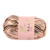100g Ecopelle Filato da Crochet Lucido Filato per Maglia Fai-da-te Pallina di Filato per Borsa Coperta Cuscino Maglia Maglia all'Uncinetto Filato