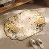 Chinese Style Anti-slip Diatom Mud Bath Mat - Waterproof, Absorbent, Dirt-resistant, Soft Footing for Bathroom & Entrance