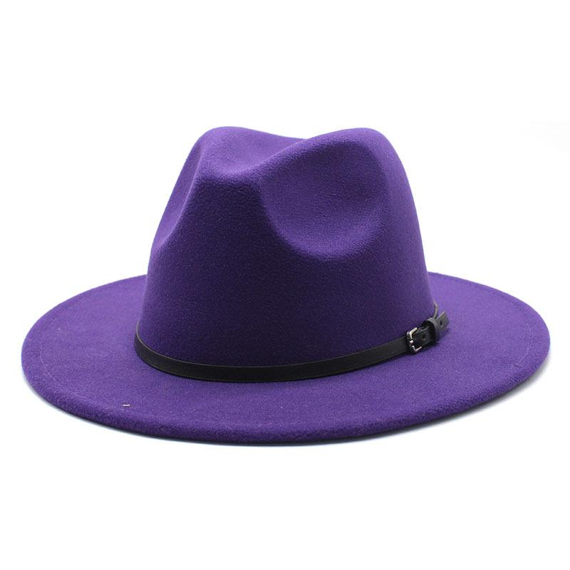 Hat Ladies Jazz Hat Seasonal British Retro Top Hat Ladies Trendy Ladies Woolen Gentleman Hat
