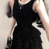 Rich Daughter French Sleeveless Dress Casual Style New Birthday Dress Hepburn Style Temperament Small Black Dress
