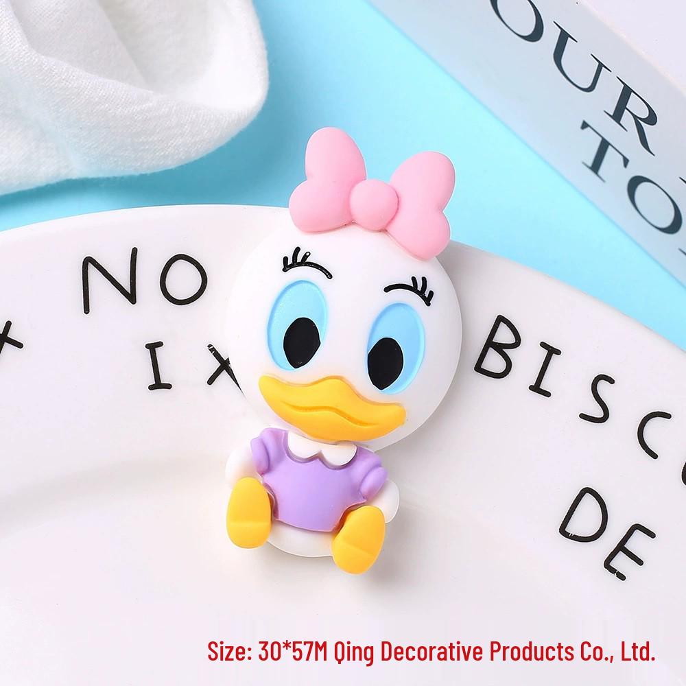 Cartoon Winnie the Pooh & Mickey Series DIY Phone Case, Hair Clip, Crocs, Fridge Magnet Accessories
