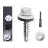 300Pieces Multipurpose Hex Heads Drilling Metal Roofing Screws Home Hardware for Secure Installation on Wood Items