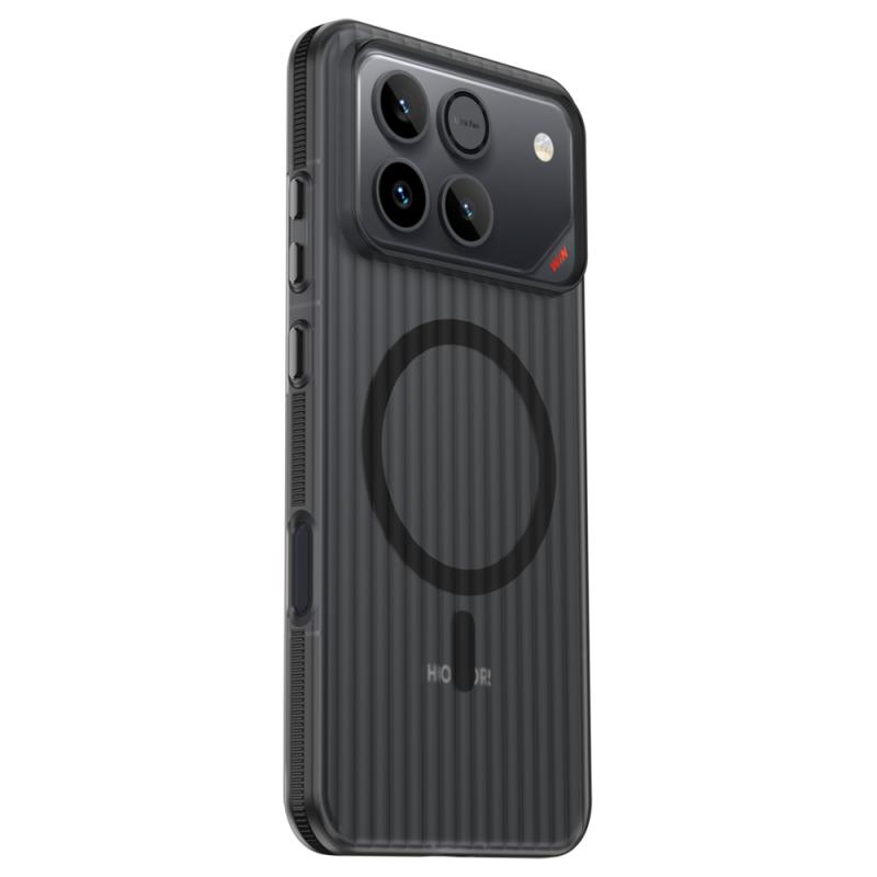 Fashion Transparent Magnetic Anti-slip Hard PC Back Case for Honor Win RT / for Honor Win Protective Wireless Charging Cover Opp Bag&For Honor Win RT 5G 6.83 чёрный