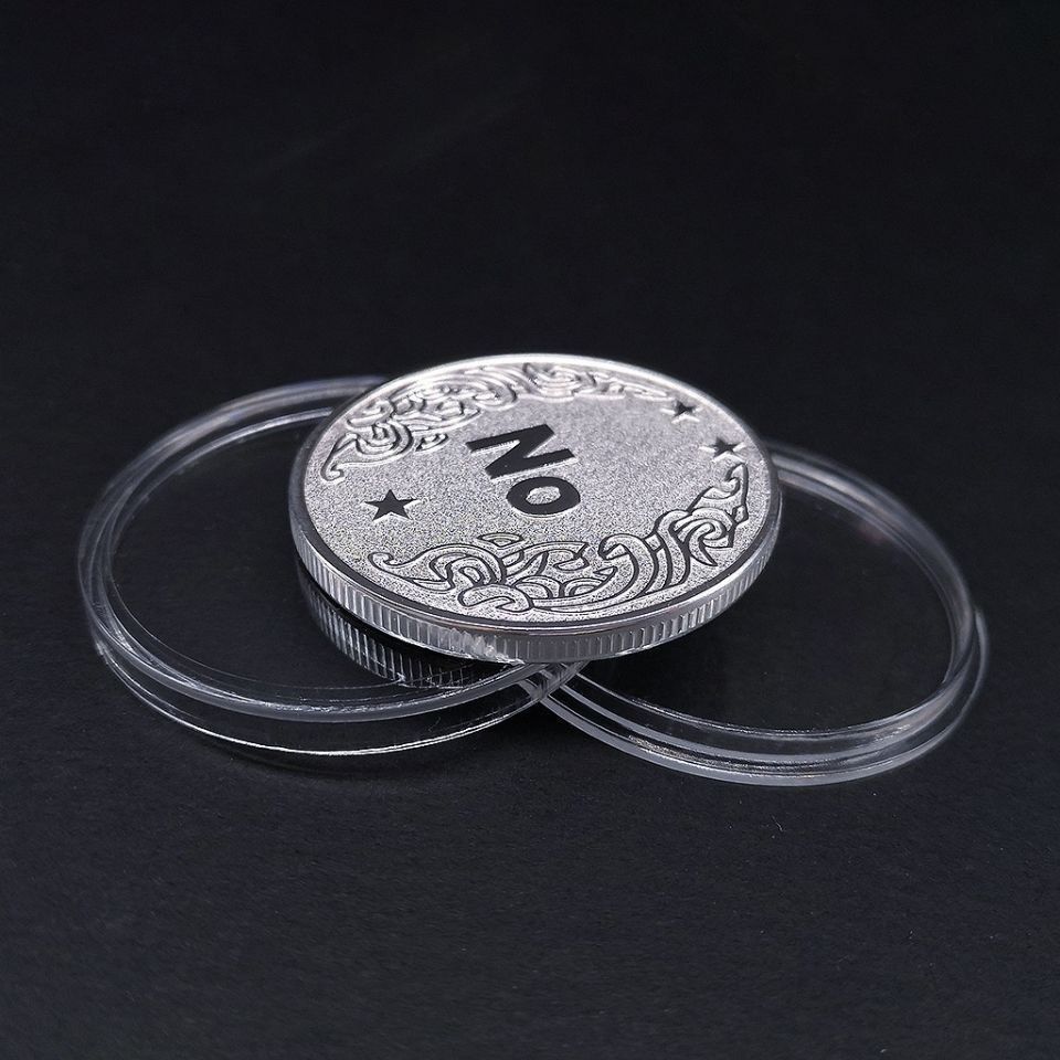 Positive Yes Negative No Decision Coin Lucky Wishing Coin Creative Gift Commemorative Coin Toy