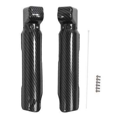 2 STÜCK Stoßdämpferschutz Carbonfaser-Muster Motorrad Gabelprotektor Ersatz für SurRon Light Bee X S