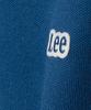 LEE Collar Contrast Short Sleeve Knit In Blue