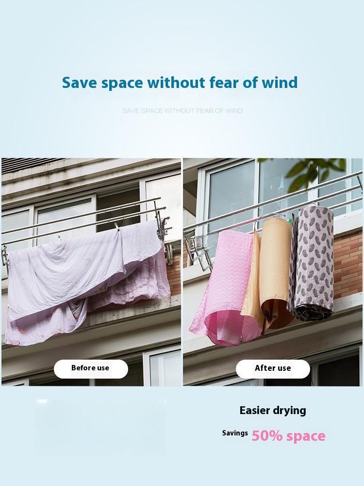 Home Bed Sheet Storage Clothes Drying Rack Daily Necessities Save Space Multi-functional Clothes Rack Home Storage Accessories