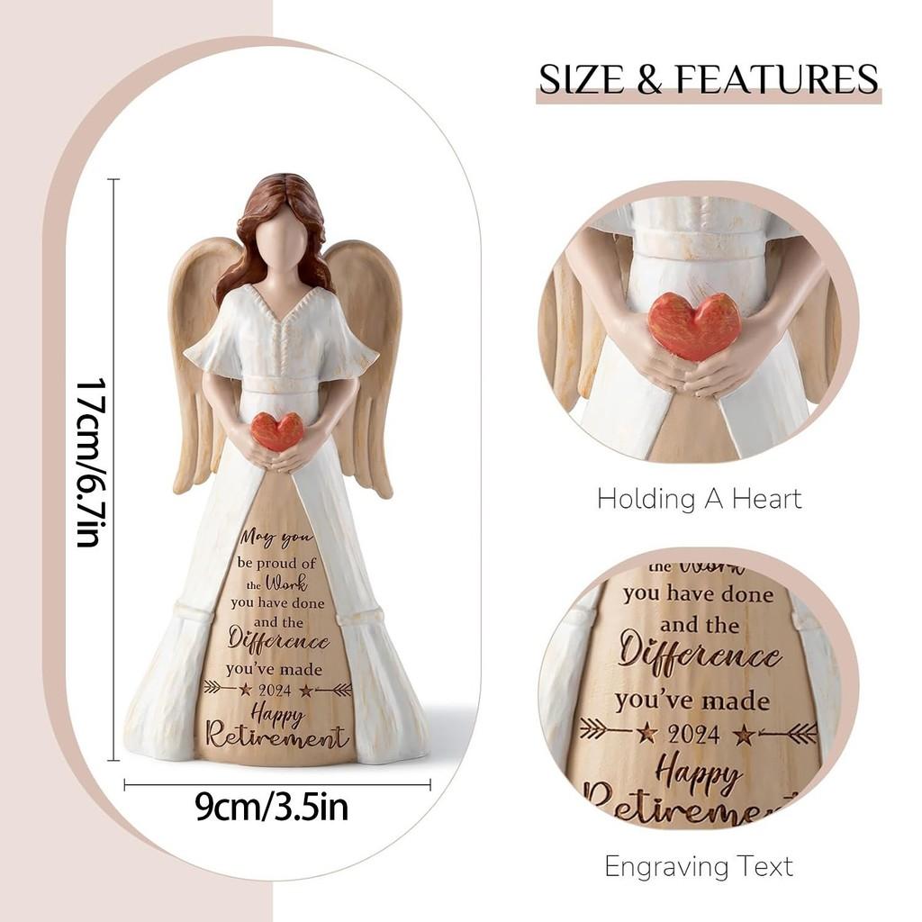 Resin Charming Angel Figurine For Home Decoration Gift For Teachers And Loved Ones