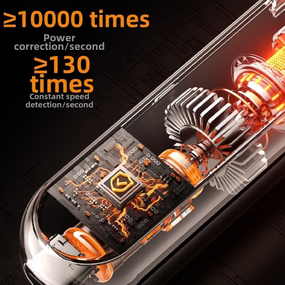 Rotary Cutter Head Electric Nose Hair Trimmer LED Digital Display Eyebrow Trimmer  Unisex