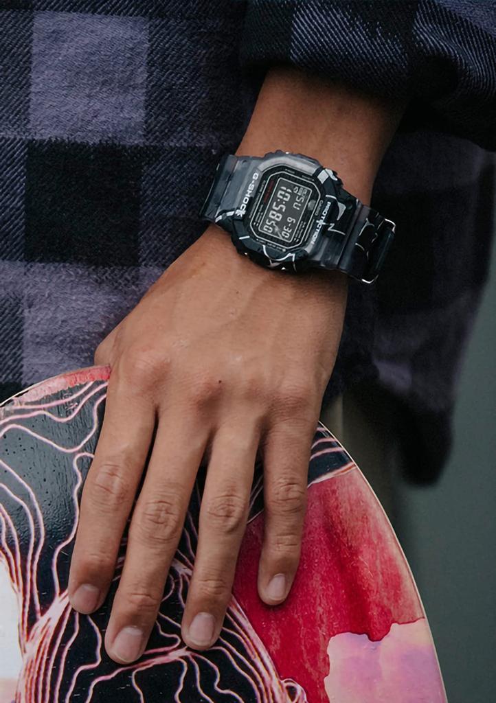 Armbanduhr Metallgehäuse Schraubboden Street Spirit Serie Schwarz Matt Skelett [Casio] G-Shock [] DW-5000SS-1JR Herren