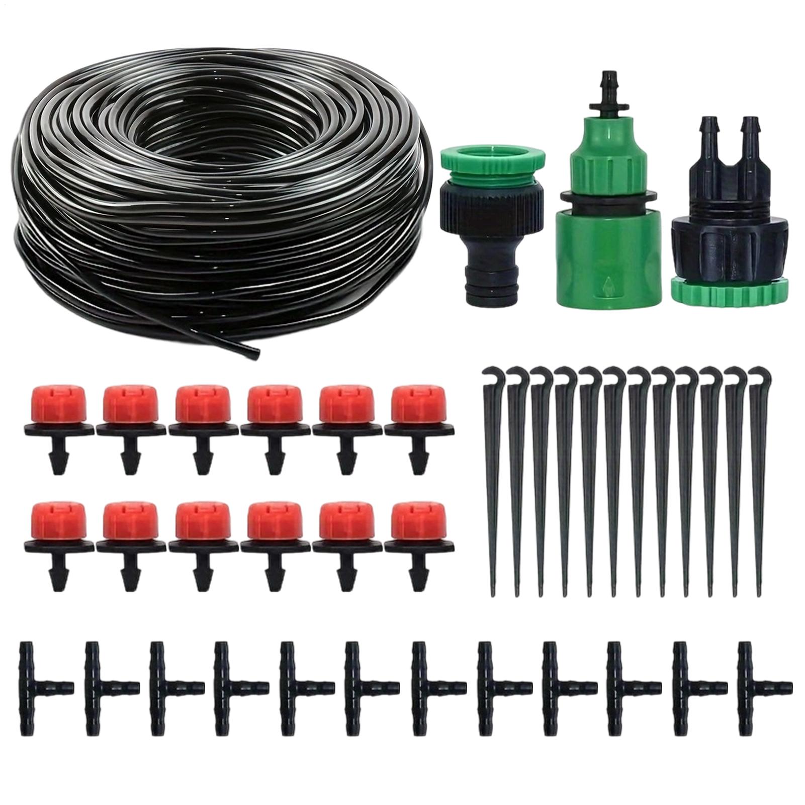 

Garden Drip Irrigation System 33ft Hose Automatic Misting Water Irrigation System For Garden For Home Blacony Patio Yard Lawn China Mainland