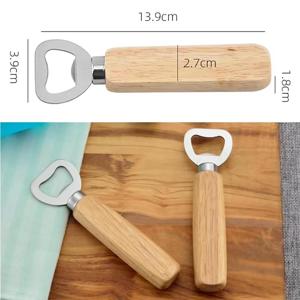 Birthday Bottle Opener 18th 21st 30th 40th 50th 60th Wood Beer Bottle Opener Fathers Day Birthday Party Gift Home Table Decorate