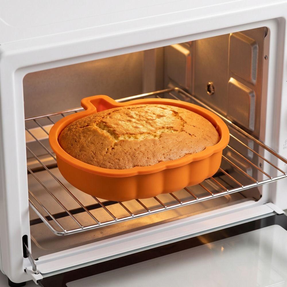 1/2Pcs Pumpkin Shape Halloween Cake Mold 3D Silicone Baking Mold  Baking Supplies
