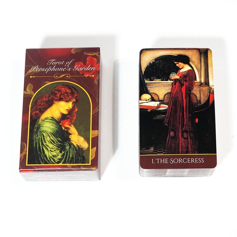 Tarot von Persephones Garten, Chthonia Edition, ein kunstvolles Tarotdeck, das der Königin der Unterwelt gewidmet ist, 78 Tarotkarten, RWS
