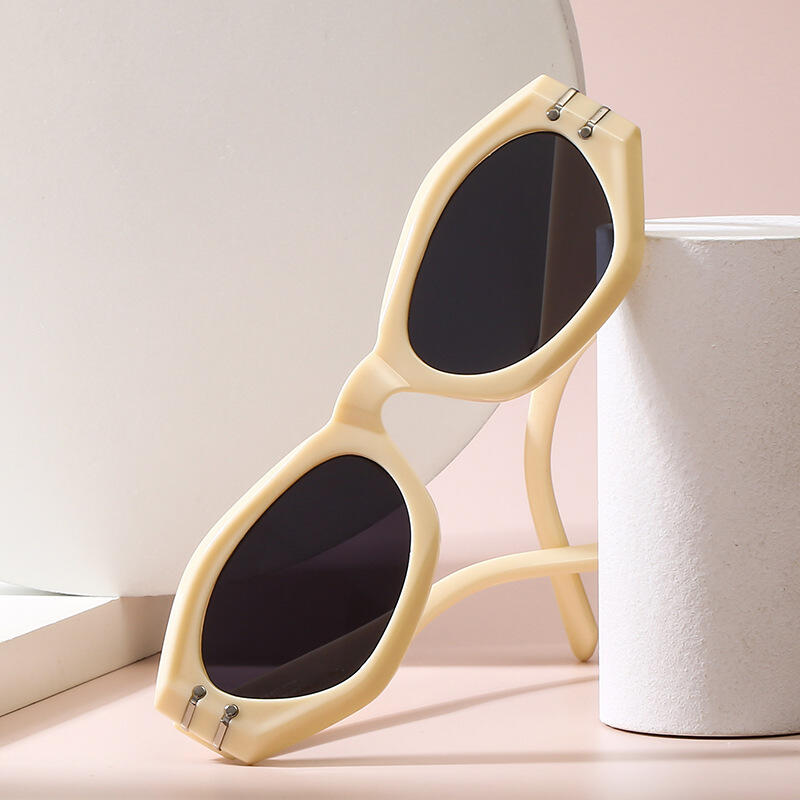 Neoretro 19119 Ugly Retro Sunglasses C2 Ivory