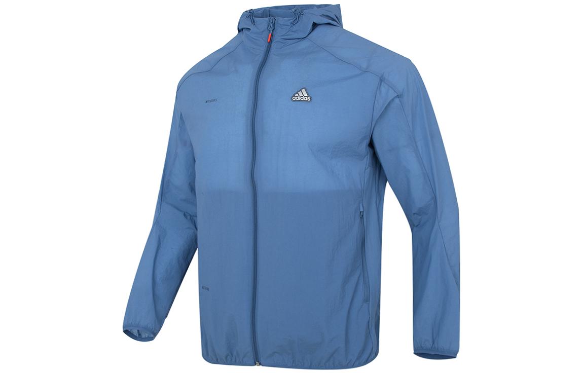 

Adidas Jackets Men s Blue Hooded Moderate Other IA8149 XXL