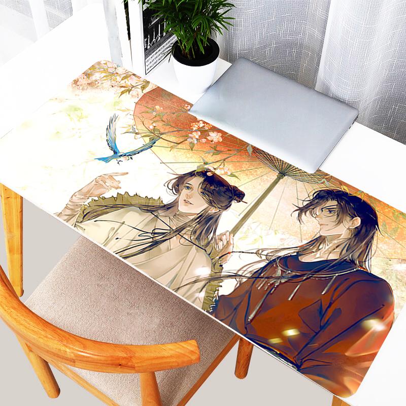 Chinese Anime Mouse Pad Tian Guan Ci Fu Game Computer Desk Mat Non-Slip Office Mouse Mat Large XXL Gaming Mousepad For Best Gift