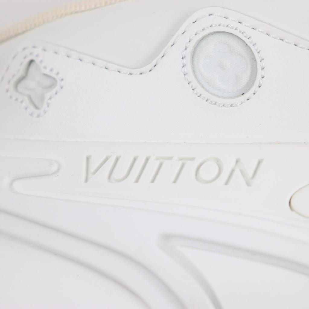 Louis Vuitton Sandalen tatic line Slip-on Sneaker weißes Leder Herren 10 Gebraucht