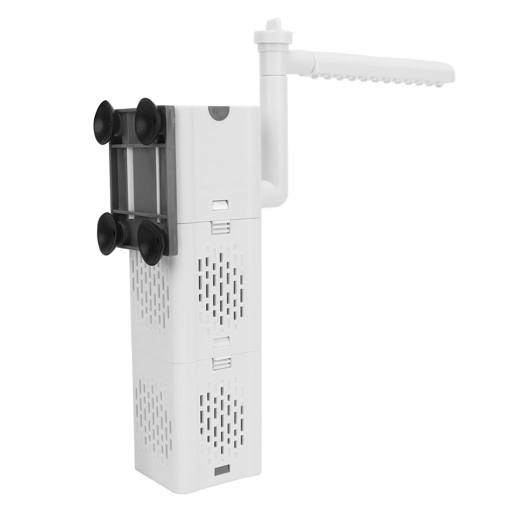 6W Aquarium Internal Filter Adjustable Oxygen Boosting Internal Recycle 500L/H Submersible Fish