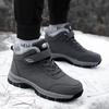 Men's Winter Snow Boots Cheap Shoes Clearance Free Shipping couple Sneakers Men's Women's Plush Non-slip Hiking Motorcycle Boots