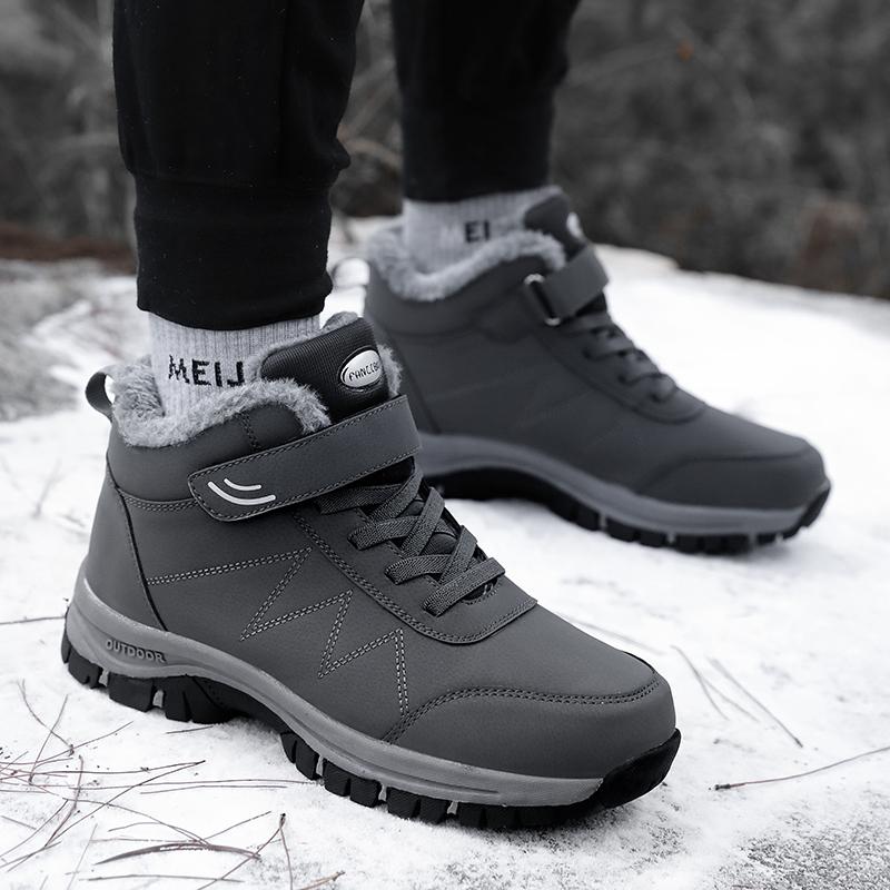 Men's Winter Snow Boots Cheap Shoes Clearance Free Shipping couple Sneakers Men's Women's Plush Non-slip Hiking Motorcycle Boots