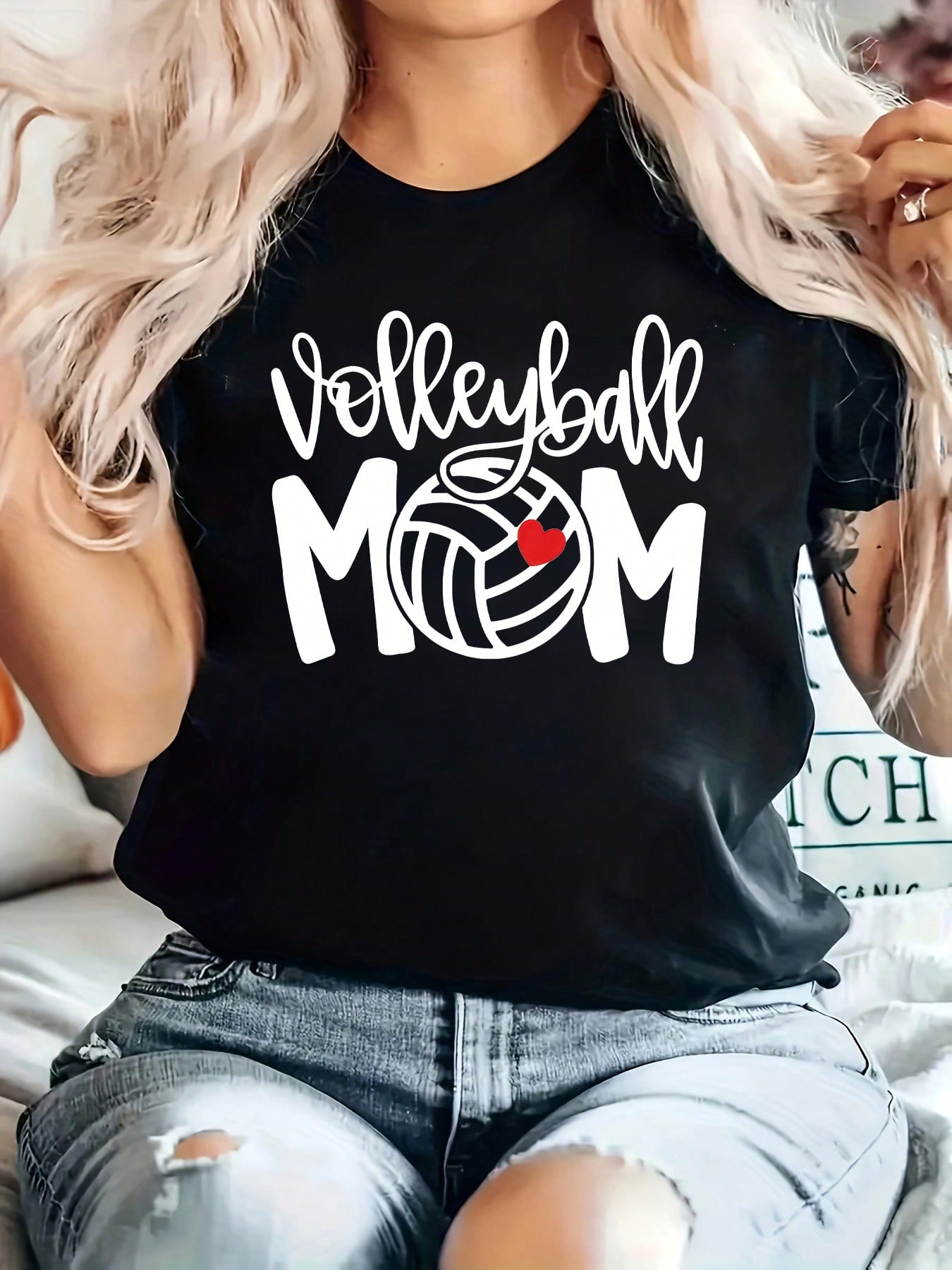Volleyball Mom Graphic T-shirt XXXL