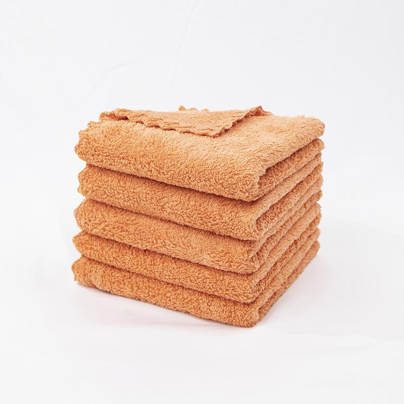 Coral Fleece Dishcloth - Soft, Absorbent, Multi-color Microfiber Cleaning Towel