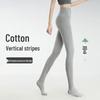 Cotton Blend Segmented Compression Warm Leggings