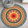 Round Carpet for Living Room Bed Room Floor Carpets Home Decor 3D Printed Rugs Anti-slip Mat