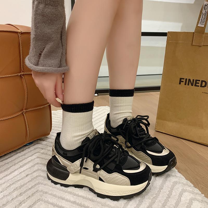 

Height-increasing dad shoes women s wholesale autumn new popular thick-soled lightweight sports shoes retro versatile casual Forrest Gump shoes 35