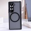 For Samsung Galaxy Z Fold 4 5 6 7 8 Ultra for Magsafe Case Transparent Hinge Folding Shockproof Magnetic Wireless Charging Cover
