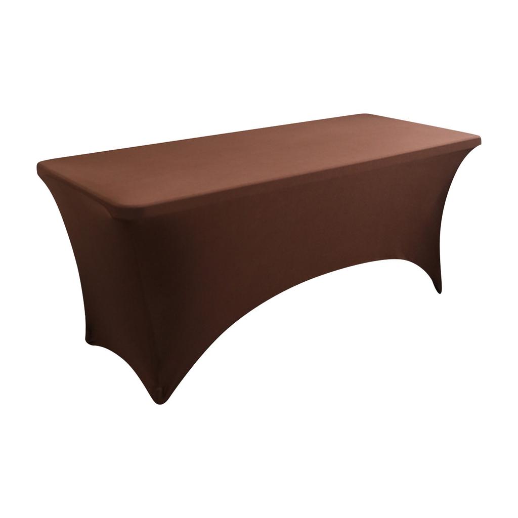 6 Ft Stretch Fitted Tablecloth Elastic Tablecloth With Leg Pockets Festive Table Decorations