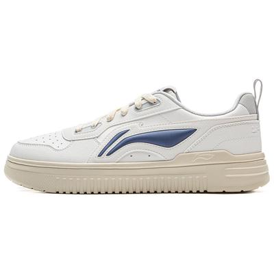 Li Ning Qiong Yun Clásico Versátil Cómodo Moderno Absorción de Impactos Antideslizante Resistente al Desgaste Transpirable Ligero Zapatillas de Skate de Caña Baja AGCV101-1