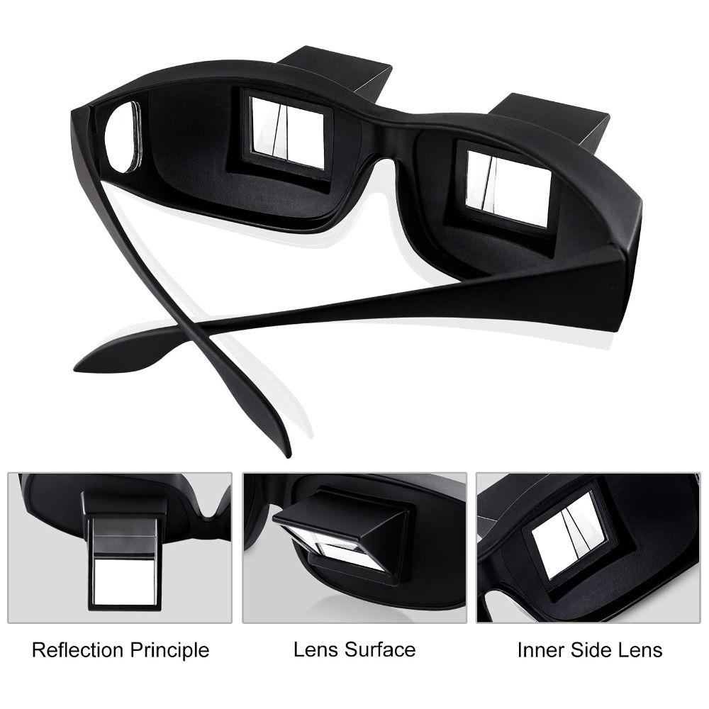 Seated View Lie Down Glasses TV Watching Prismatic Glasses NEW Sit View Prism  Reading