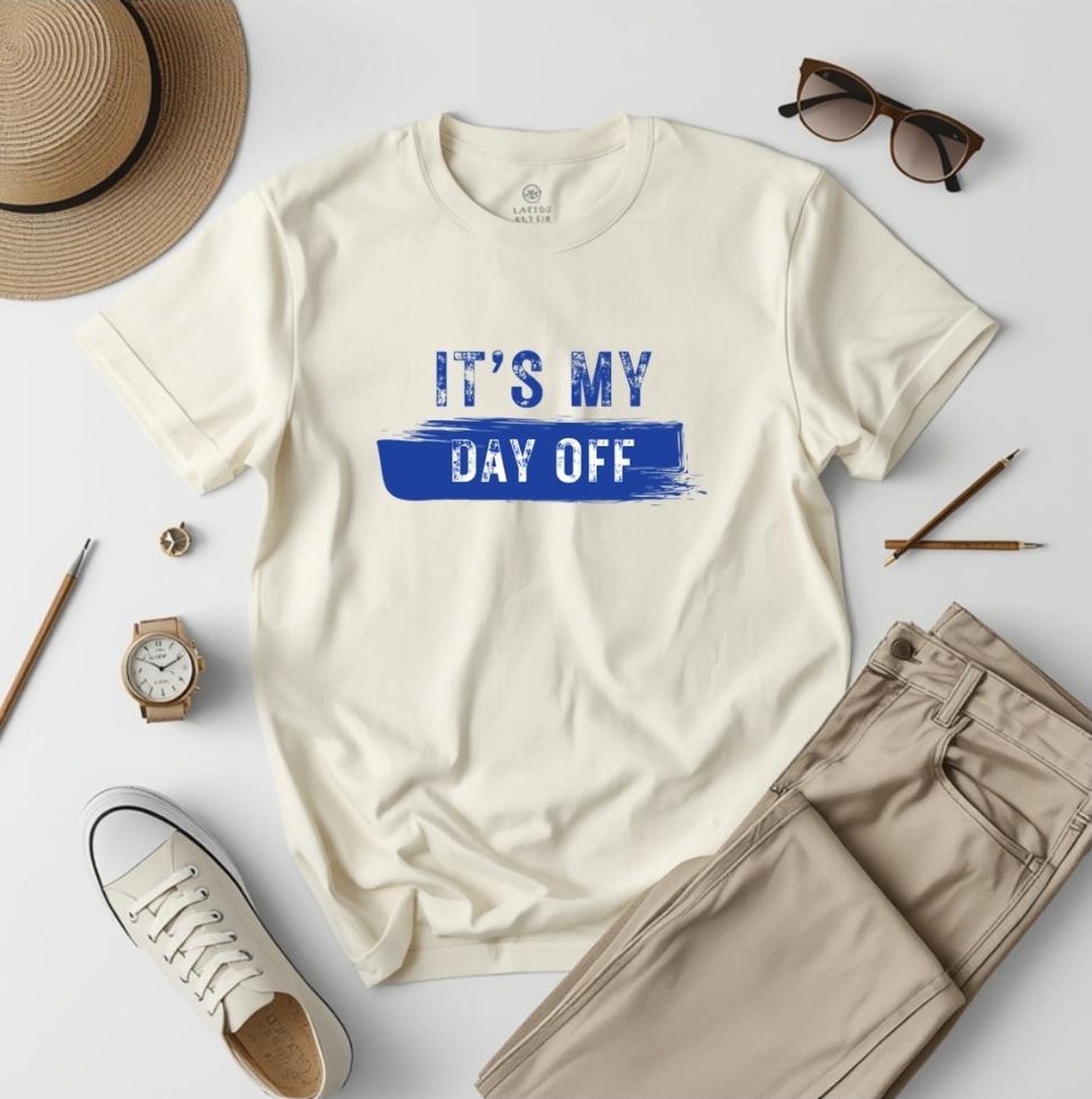 It s My Day Off Shirt, Funny Work Humor T-Shirt, Weekend Graphic Tee, Relax Day Shirt, Funny Slogan Tee 2XL