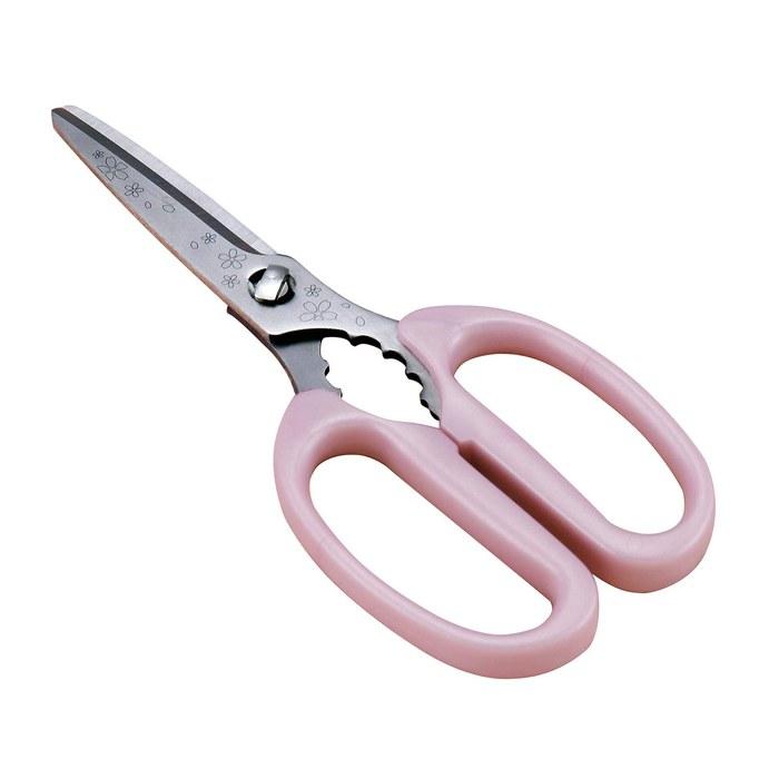 Kai Kitchen Scissors Pink 16x7x1cm Kansunroku Sakura Made in Japan Dishwasher Safe 387810