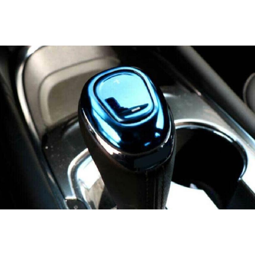 Center Gear Shift Lever Knob Cover For Chevrolet Cruze 2016-2019 Blue Titanium