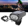 Luce Bici Solare Impermeabile Anti   Alta Luminosità Integrata Tromba Bici Solare Luce Anteriore per Ciclismo Notturno