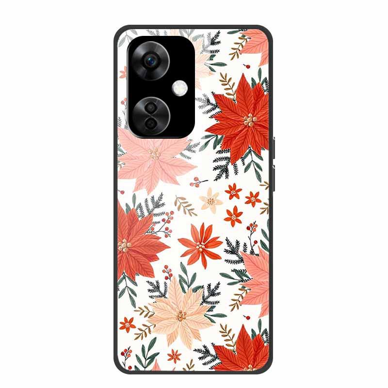 Personalisierte bunte Landschafts-Handyhülle mit gehärtetem Glas für OnePlus NORD CE 3 5G
