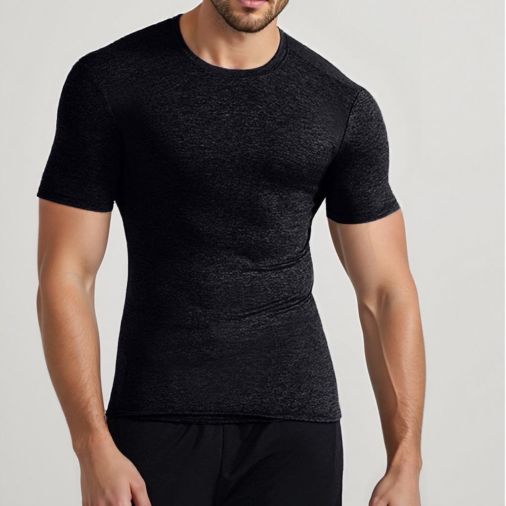 Men's Sports Mesh Quick-drying Round Neck Short Sleeve