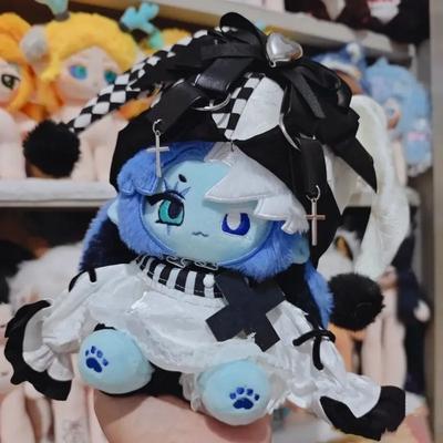 20 Cm Anime Game Shadow Milk Cookie Kawaii Cosplay Dress Up Cotton Doll Body Cartoon Peripherals Soft Plushies Toy Figures Gift